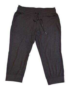 Lululemon Black Womens Drawstring Jogger Pants Size 14